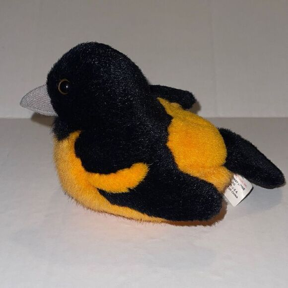 Wild Republic Audubon Birds Baltimore Oriole Plush Call Sound Stuffed Animal 6” - Picture 2 of 8